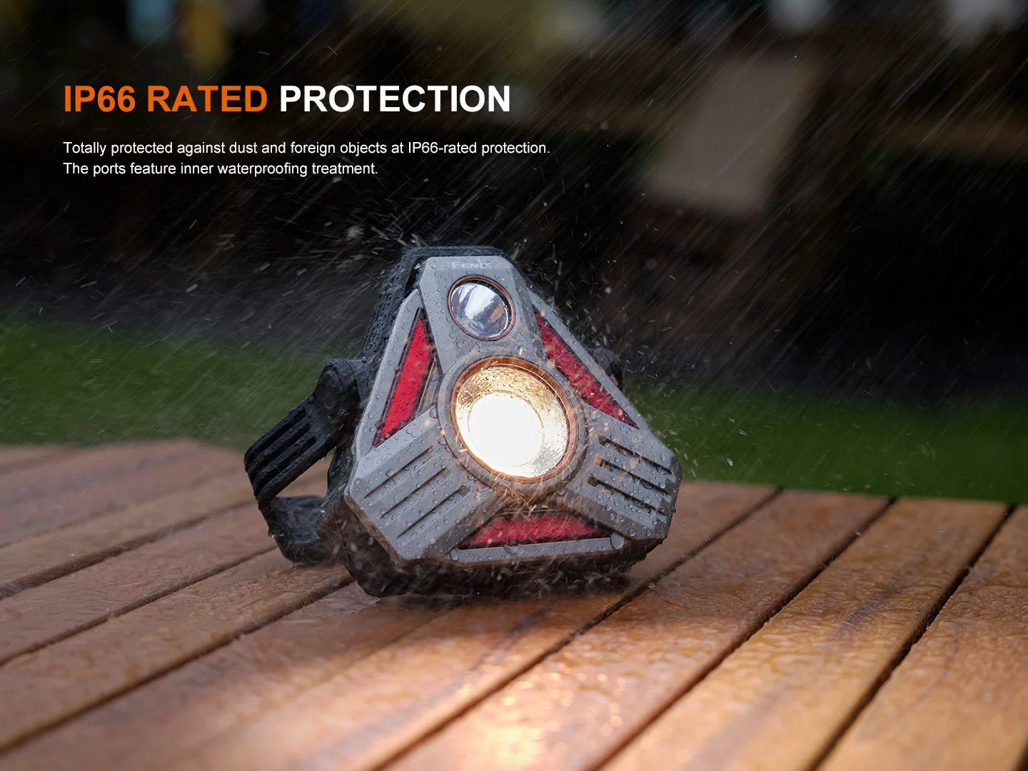 Fenix CP50R Multifunction Vehicle camping Lantern with ip66 rated protection.