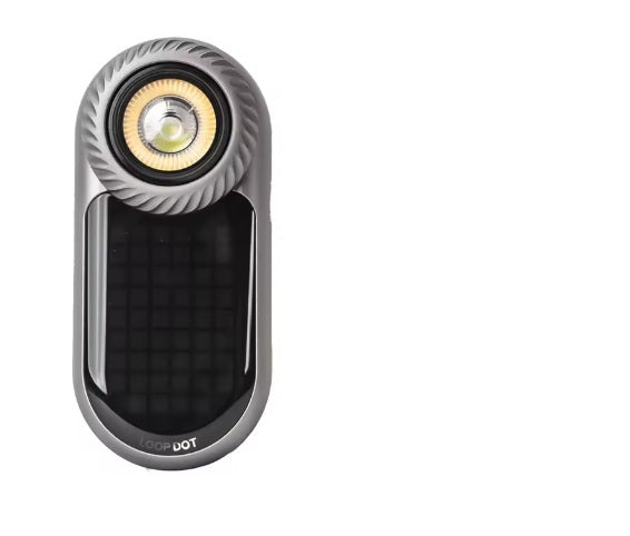 LOOP GEAR LOOPDOT Display EDC Flashlight with Magnetic DotClip