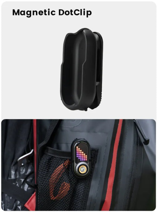 LOOP GEAR LOOPDOT-Pixel Display EDC Flashlight With magnetic DotClip.