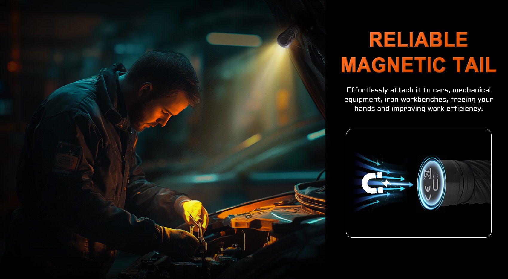 Acebeam H17 2.0 Headlamp 2000 Lumens CRI 90+ with reliable magnetic tail.