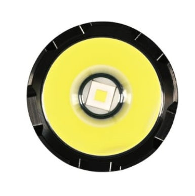 Acebeam EC90 4300 Lumens Compact Long-Range Flashlight with smooth reflector.