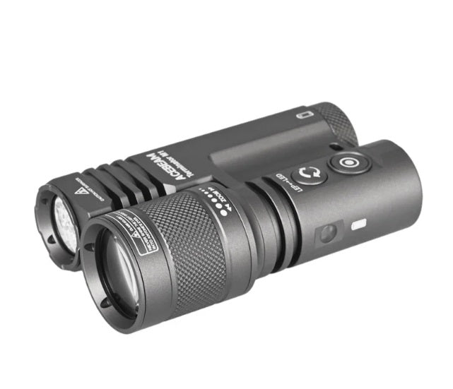 Acebeam Terminator M1 Dual LEP and LED Zoomable Rechargeable Flashlight