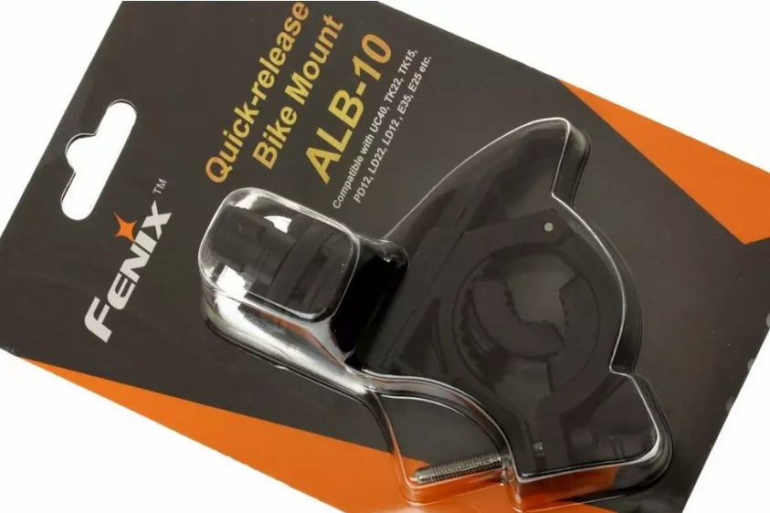 Fenix ALB-10 Quick-Release Bike Mount packaging.