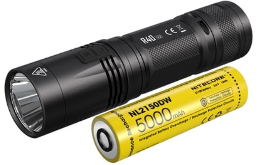 can you overcharge rechargeable flashlight Nitecore R40 V2 Inductive Wireless Charging Flashlight
