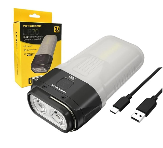 Nitecore LR70 3-in-1 Rechargeable Lantern Flashlight