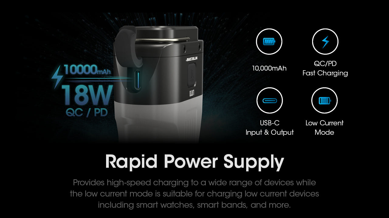 Nitecore LR70 3- in-1 Rechargeable Lantern Flashlight