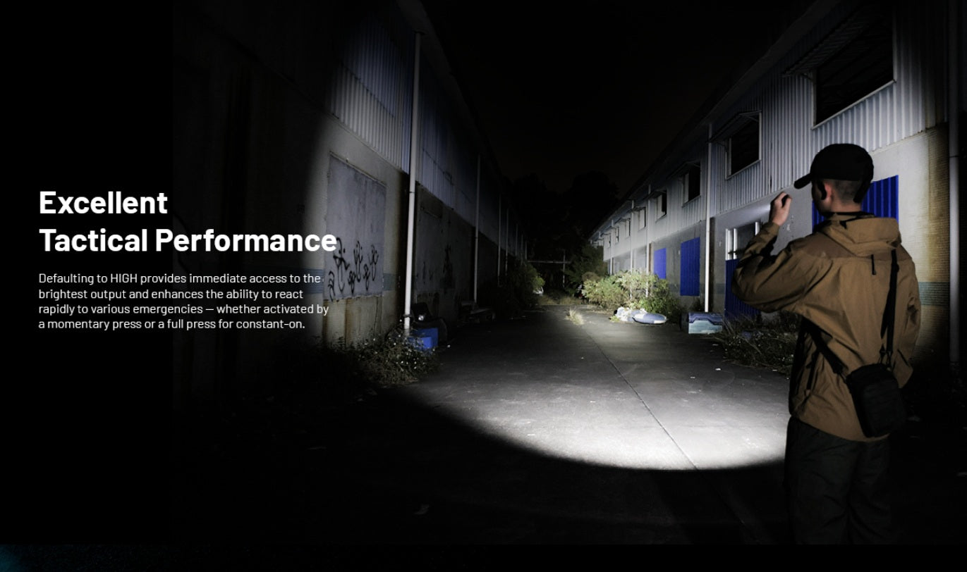 Nitecore MT1C Pro High Output Compact Tactical Flashlight with excellent tactical performance.