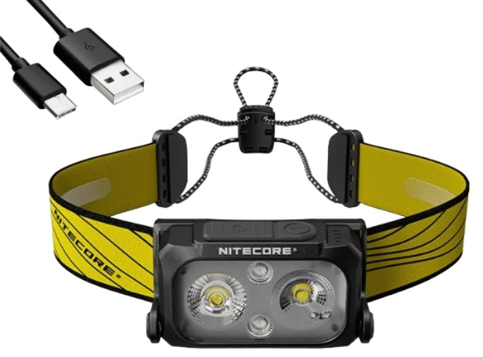 Nitecore NU25 Dual Beam USB-C Rechargeable Lightweight 400 Lumens headlamp