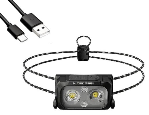 Nitecore NU25 UL Ultra Lightweight Dual Beam USB C Rechargeable Headlamp
