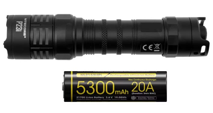 Nitecore P23i i-Generation Long Range 21700 Flashlight