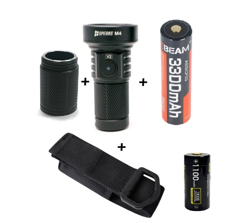 Speras M4 with accessories