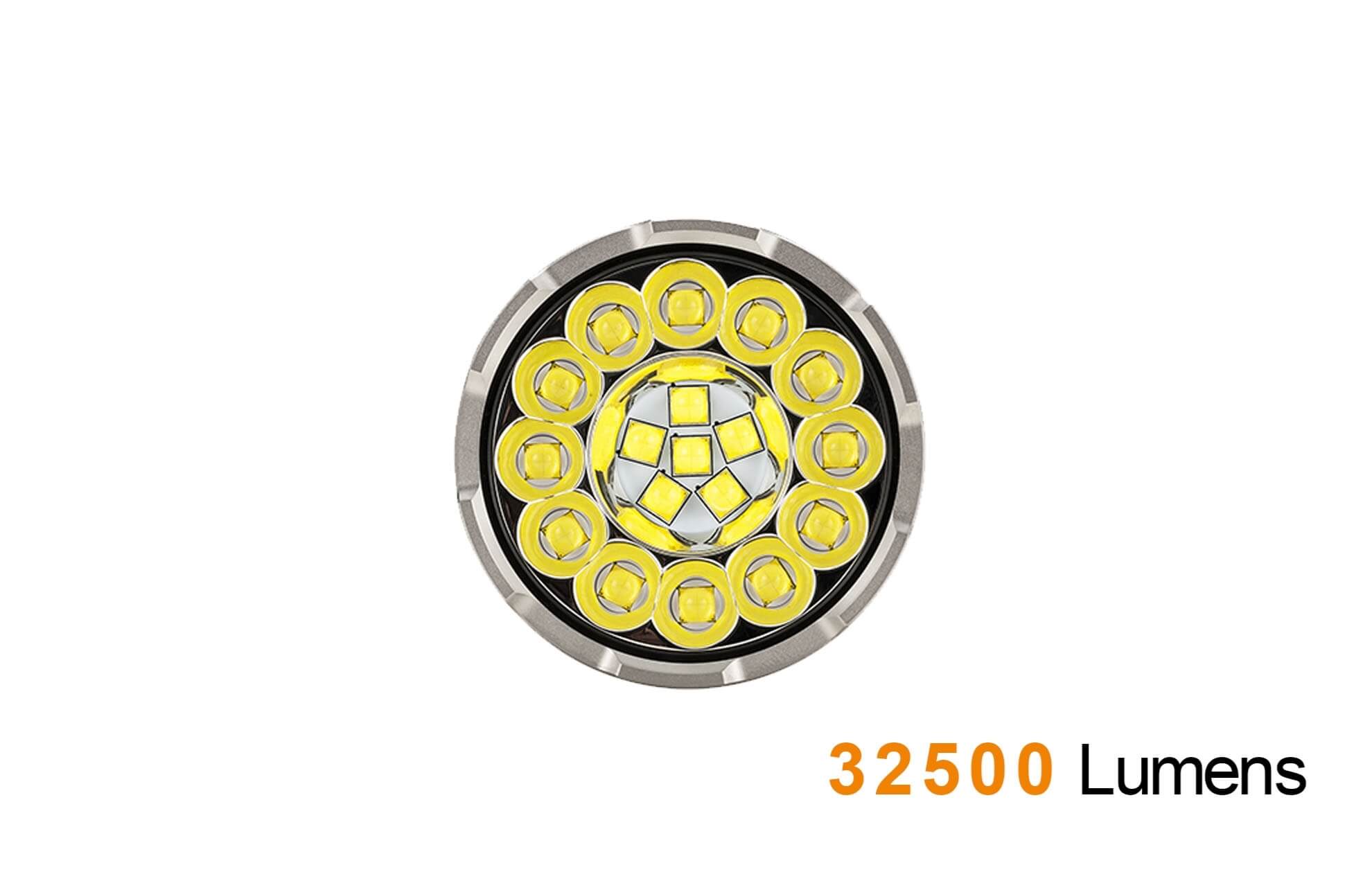 Acebeam X80GT with 18 x XHP50.2 LEDs