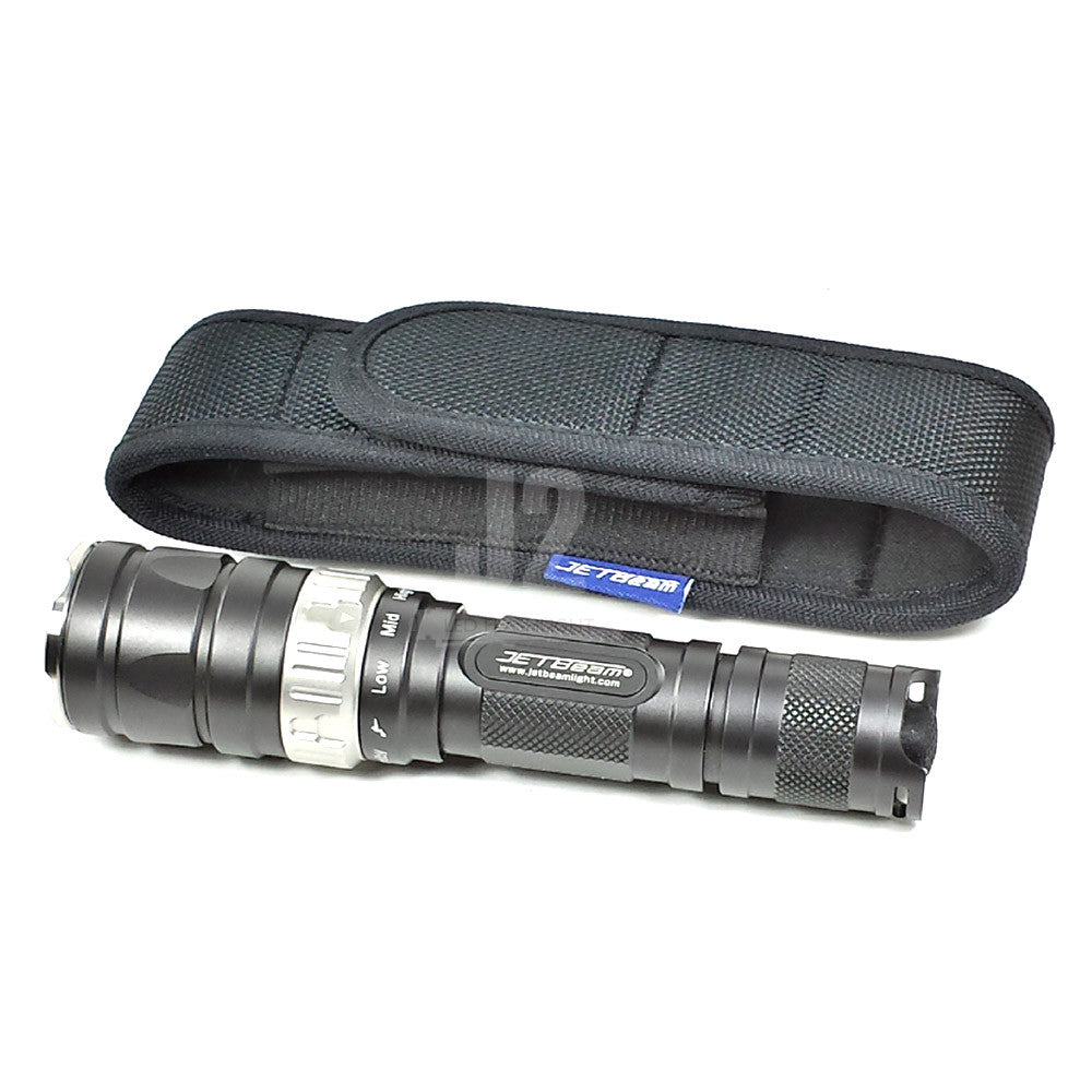 JETBeam RRT-2 LED Flashlight + Nitecore Micro-USB 2600mAh 18650 Rechargeable Battery