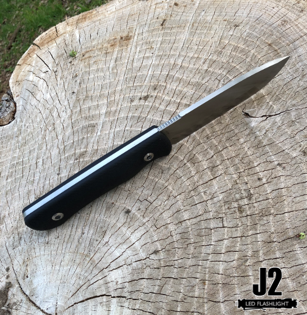 Real Steel Bushcraft Plus Scandi RS3718 knife.