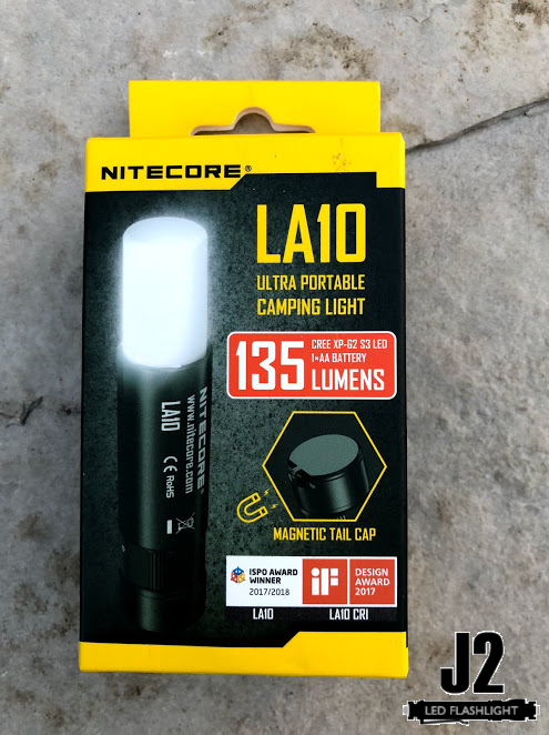 Nitecore LA10 135 Lumen Mini LED Camping Lantern - Compact Lightweight