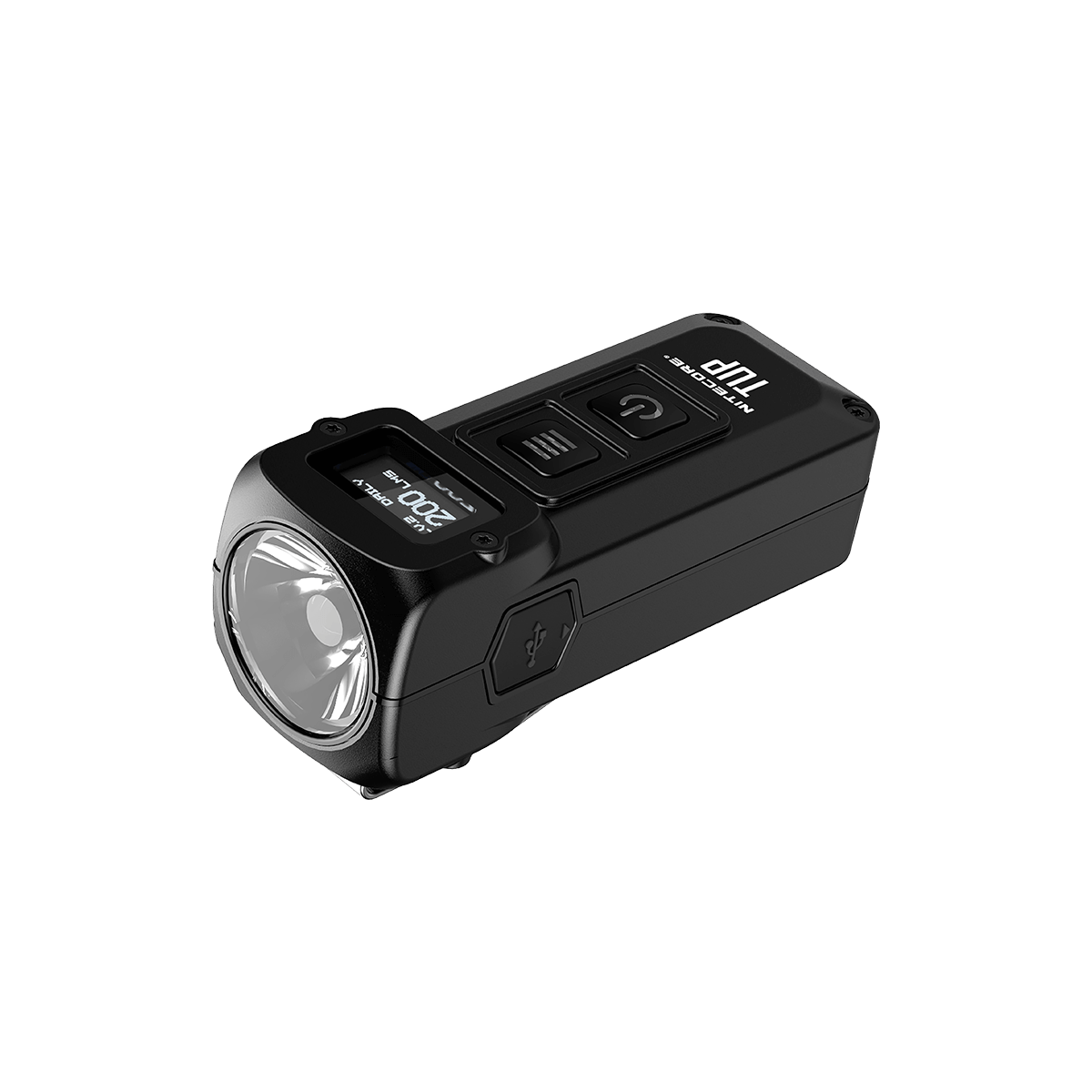 Nitecore TUP Pocket Light in Hi Tech Black or Metallic Gray