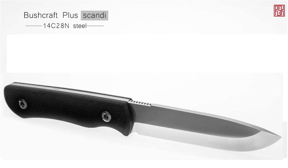 Real Steel Bushcraft Plus Scandi RS3718 knife.