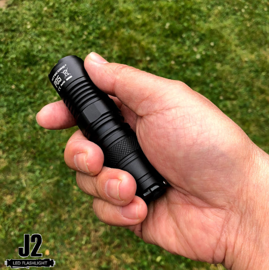 Nitecore P05 460 Lumen Compact LED Self-Defense Flashlight with instant strobe access.