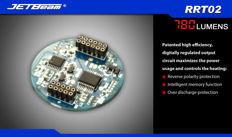 JETbeam RRT02 780 Lumen LED Flashlight