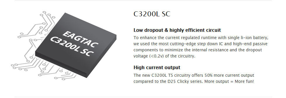 EagleTac DX30LC2-R Kit CREE XP-L HI V3 Cool White LED Flashlight