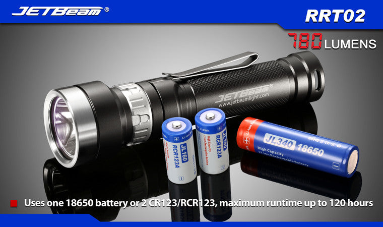 JETbeam RRT02 780 Lumen LED Flashlight