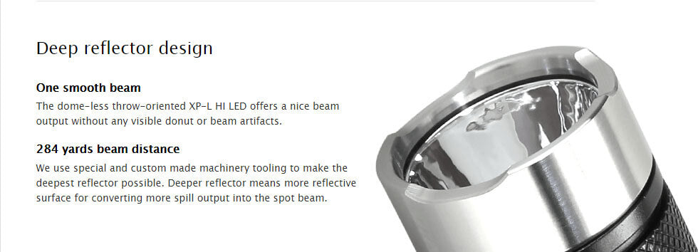 EagleTac DX30LC2-R Kit CREE XP-L HI V3 Cool White LED Flashlight