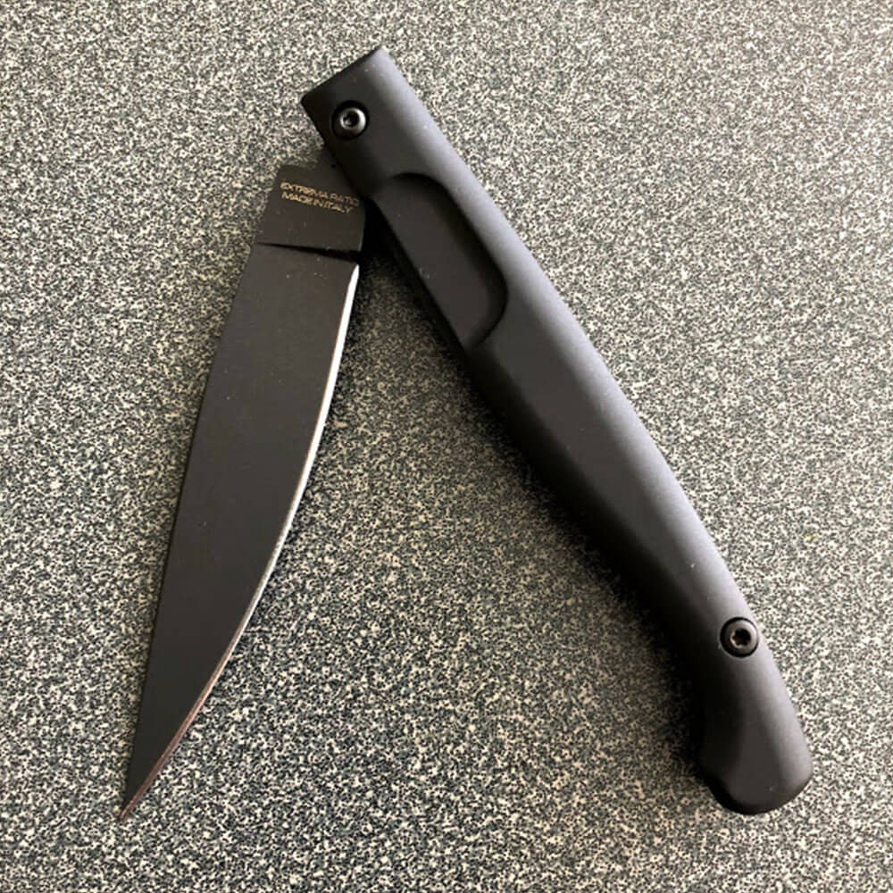 Extrema Ratio Resolza S Black 3.11" N690 Folding Knife EX0362BLK