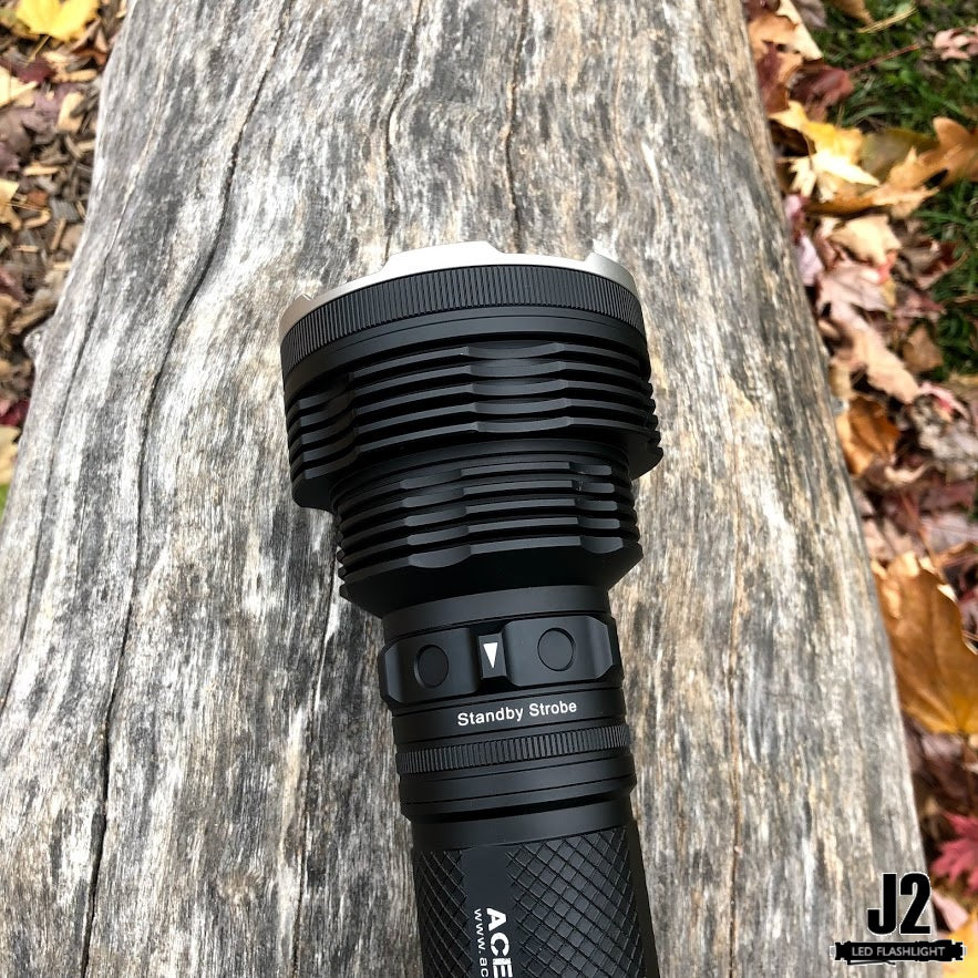 Acebeam K70 Search and Rescue Light with 4 x Acebeam 3100 mAh lithium batteries