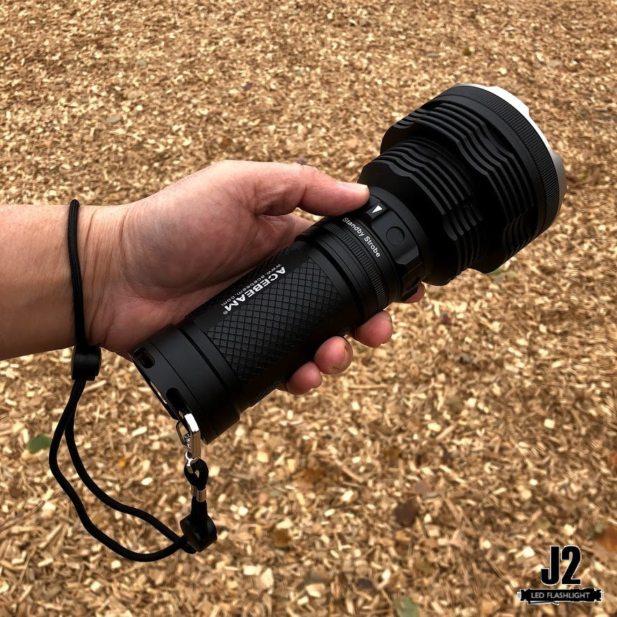 Acebeam K70 Search and Rescue Light with 4 x Acebeam 3100 mAh lithium batteries