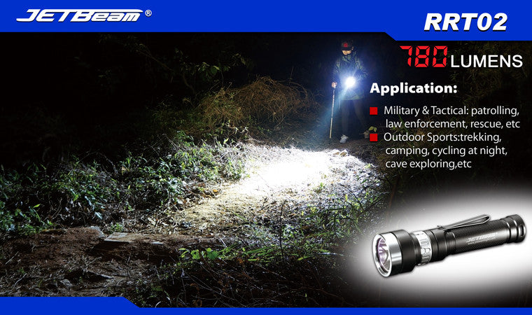 JETbeam RRT02 780 Lumen LED Flashlight
