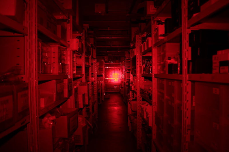 Acebeam E10 EDC flashlight with red LED