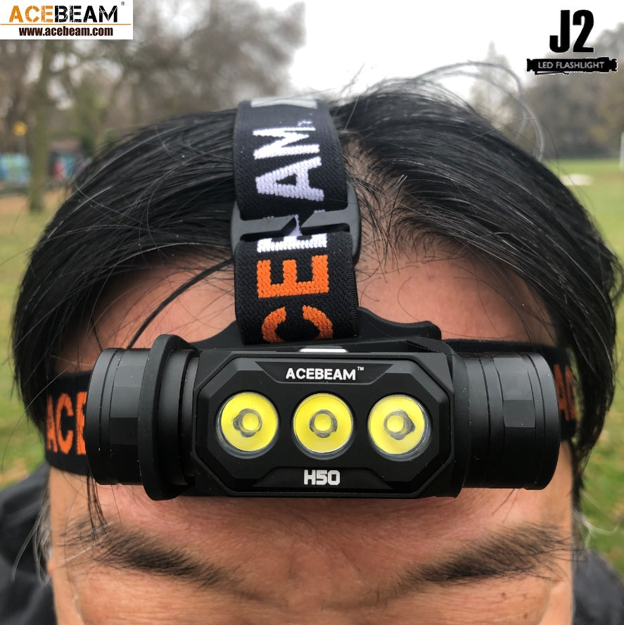Acebeam H50 Tri LEDs Rechargeable LED Headlamp