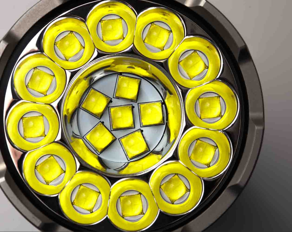 Acebeam X80GT with 18 x Cree XHP50.2 LEDs