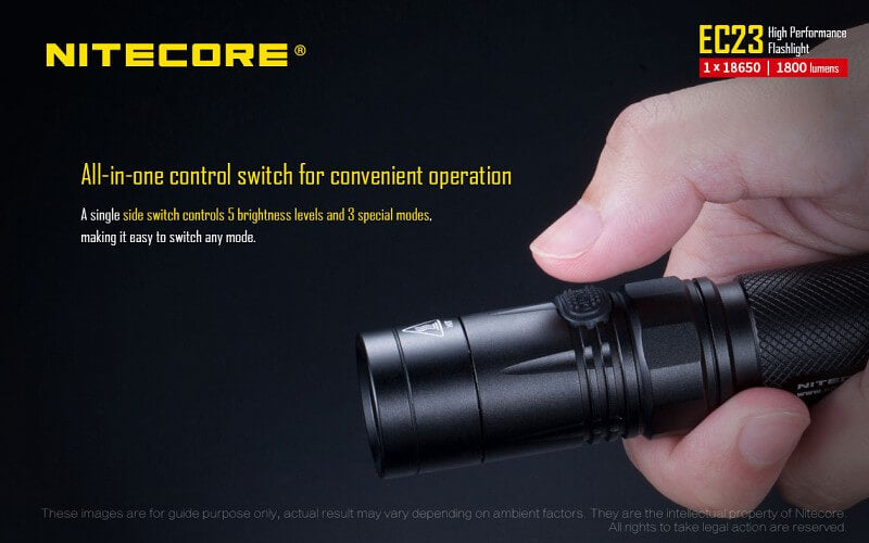 NITECORE EC23 1800 Lumen High Lumen EDC Flashlight