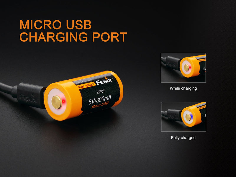 Fenix ARB L16 700 UP is micro USB Charging Port