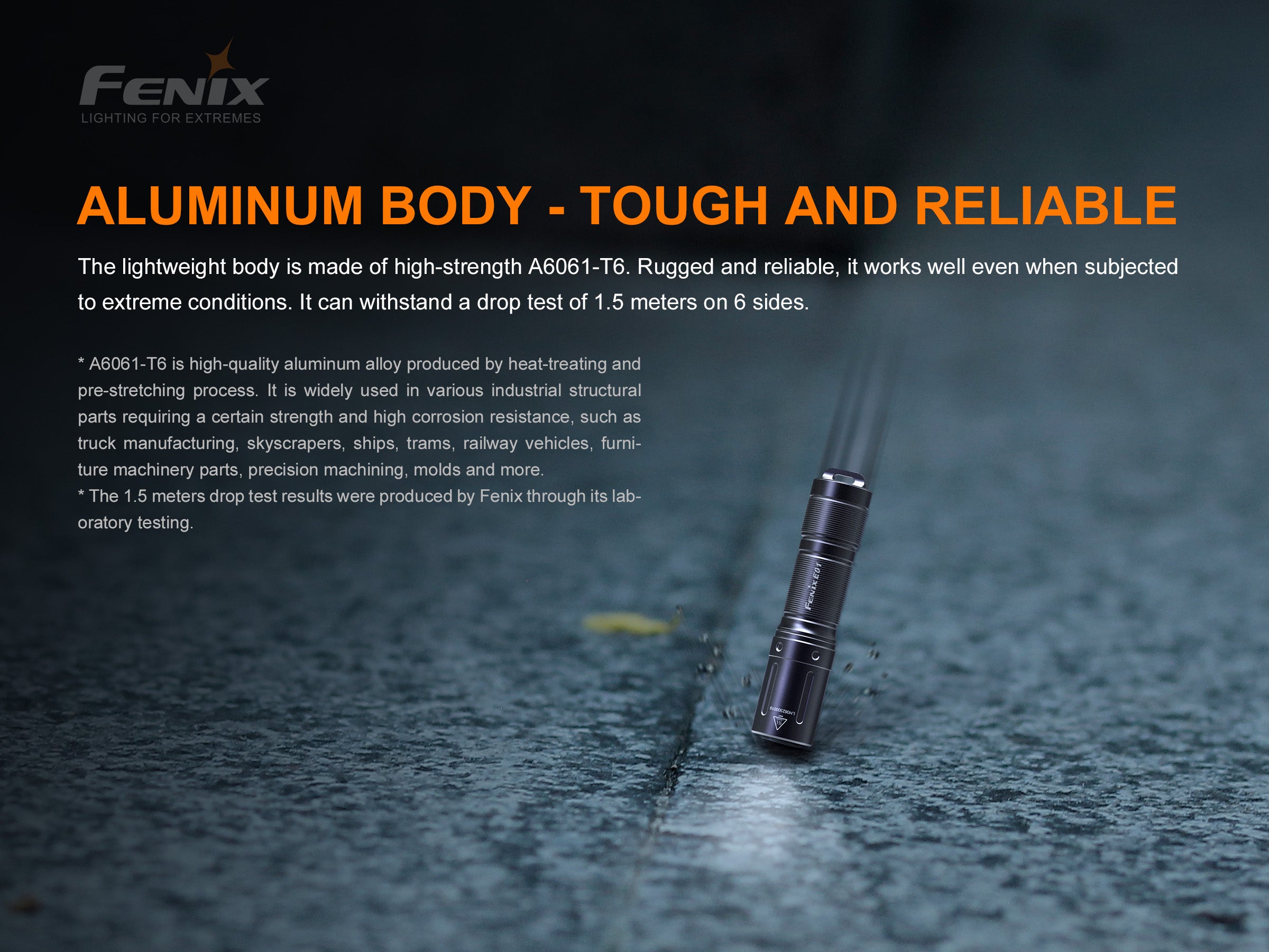 Fenix E01 V2.0 Mini AAA powered EDC Keychain Flashlight