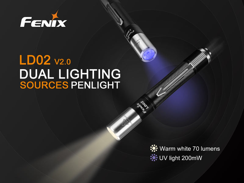 Fenix LD02 V2.0 Dual Lighting Sources Penlight