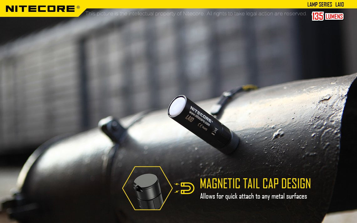 Nitecore LA10 135 Lumen Mini LED Camping Lantern - Compact Lightweight