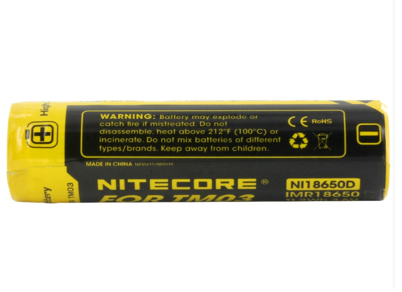NITECORE IMR18650 Rechargeable Li-ion Battery x 1 for Nitecore TM03