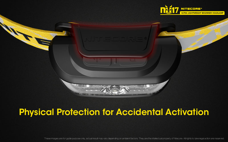 Nitecore NU17 Rechargeable Ultra Lightweight Running Headlamp with Red and White LEDs