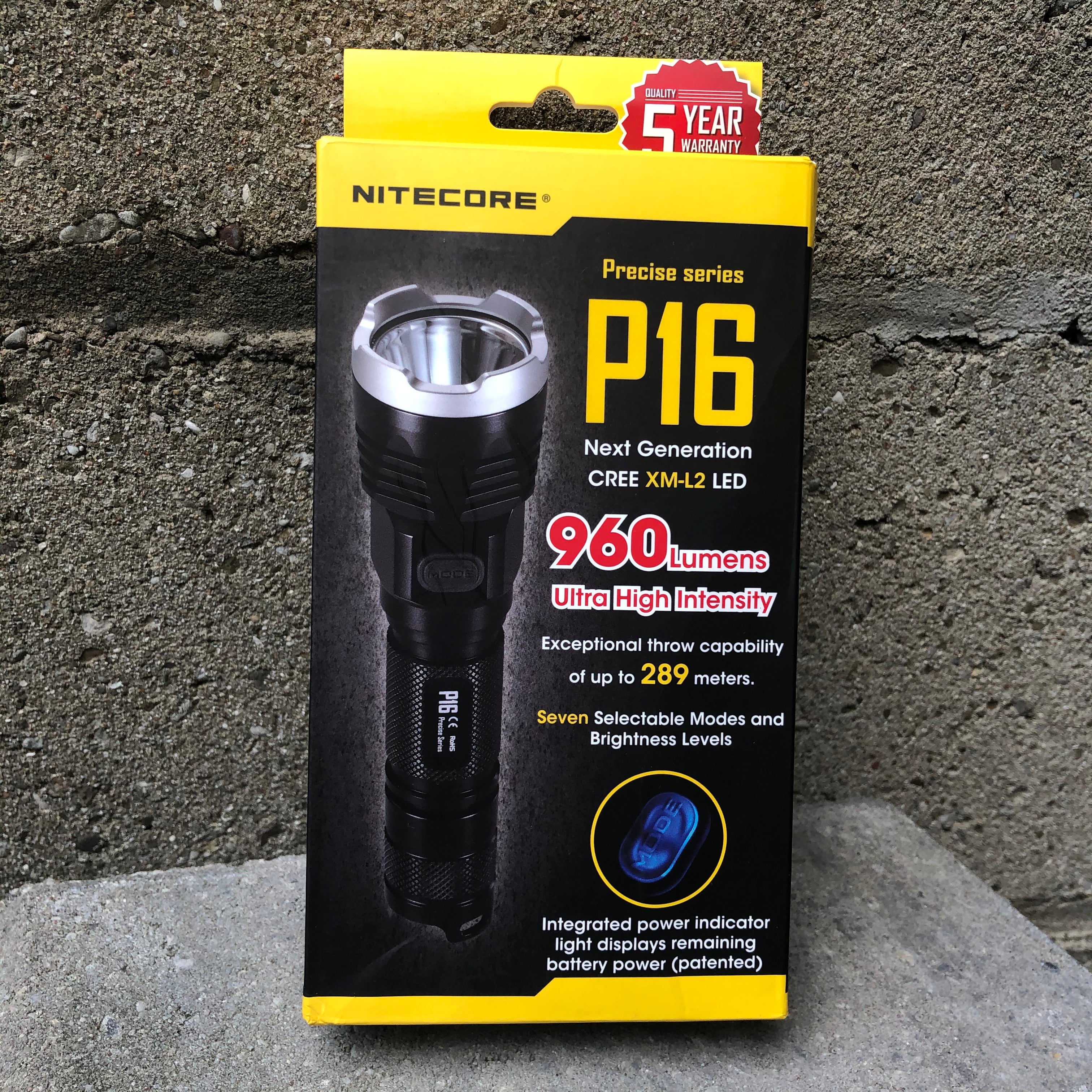 Nitecore P16 + Nitecore NL1826R USB lithium Battery $99.99 + Taxes at the Danforth location
