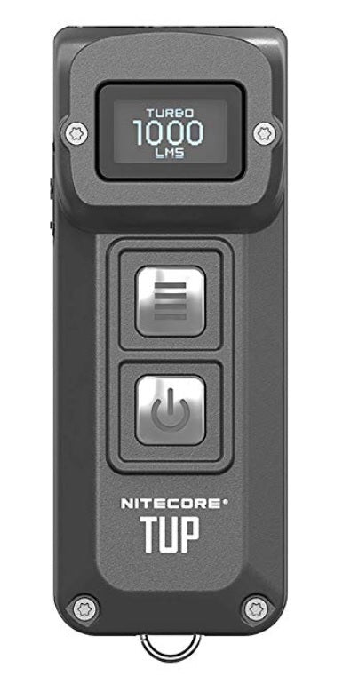 Nitecore TUP Keychain Light in Hi Tech Black or Metallic Gray