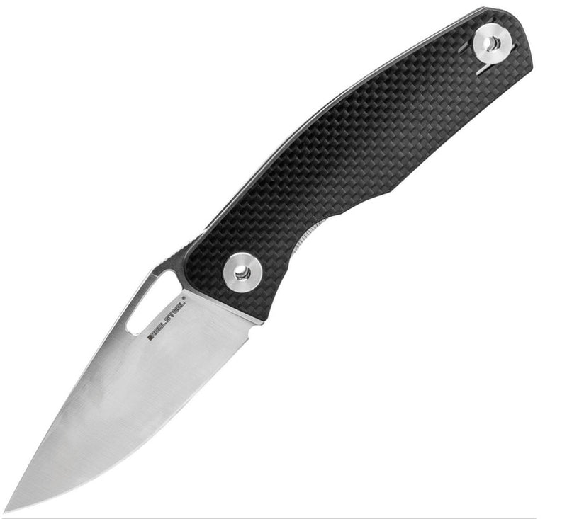 Real Steel Knives The Terra Linerlock Black RS7451 or Carbon Fibre RS7454