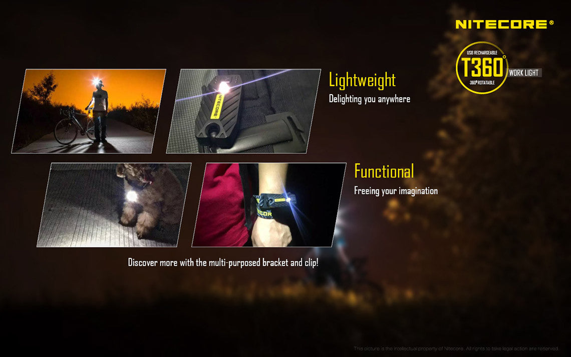 Nitecore T360 Rechargeable Headlamp