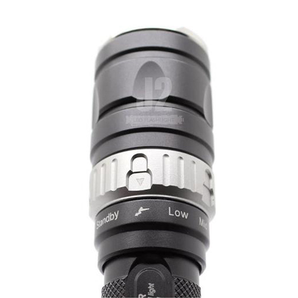 JETBeam RRT-2 LED Flashlight + Nitecore Micro-USB 2600mAh 18650 Rechargeable Battery