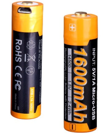 Fenix ARB L16 1600U USB Rechargeable LI-in Battery.
