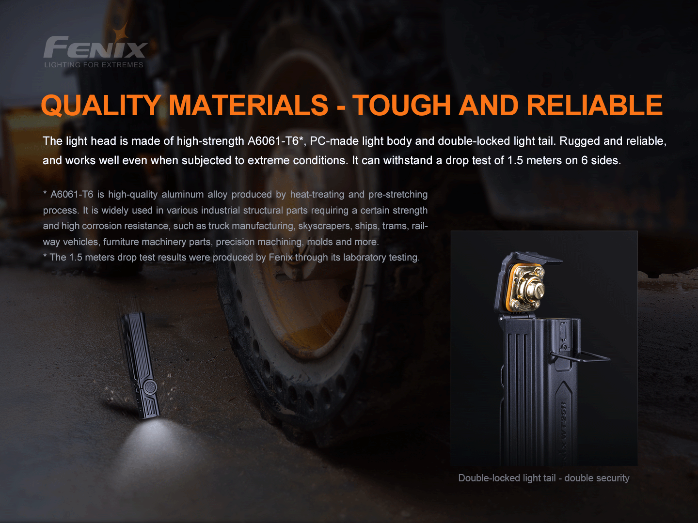 Fenix WT25R Adjustable Head and Magnetic Base Work with Quality Materials with Tough and Reliable,.