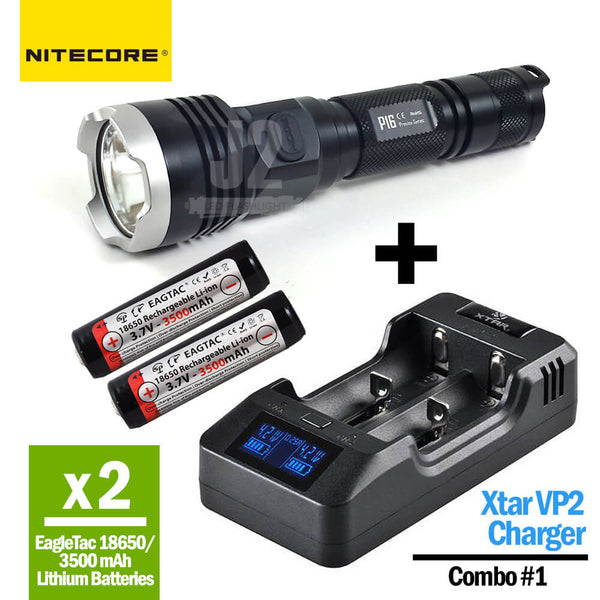 Nitecore P16 Flashlight & Charger Combos