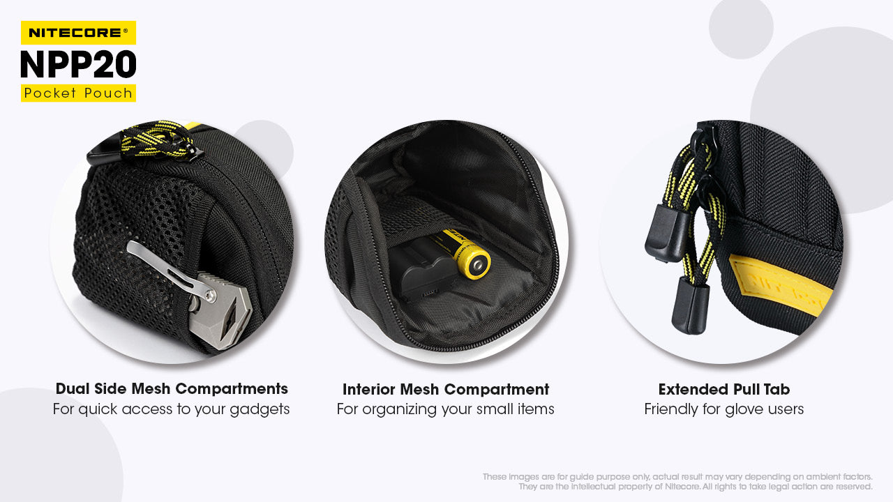 Nitecore NPP20 Pocket Pouch
