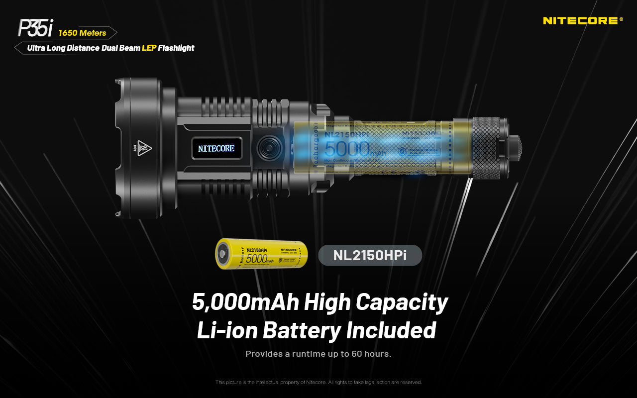 Nitecore P35i Ultra Long Distance Dual Beam LEP